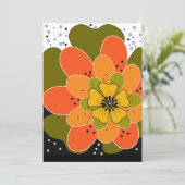 秋の花,秋,花,イラストレーション投げ 招待状 (スタンド正面)