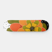 秋の花,秋,花,イラストレーション スケートボード (横)