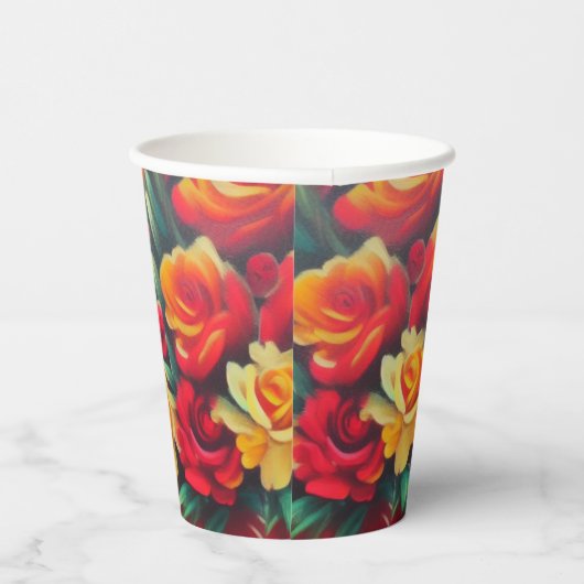 秋の花 紙コップ (右)