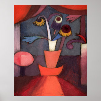 秋の花(1922年)by Paul Klee ポスター