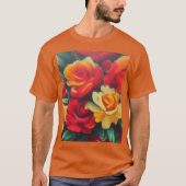 秋の花 Tシャツ (正面)