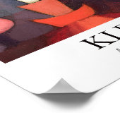 秋の花byポール・クレー ポスター (角)