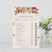 秋の花He彼女はブライダルシャワーゲームと言った (スタンド正面)