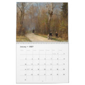 秋の芸術及び写真撮影のカレンダー カレンダー (1月 2027)