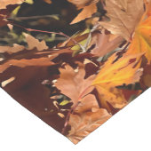 秋の芸術的紅葉 ショートテーブルランナー (コーナー)