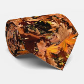 秋の芸術的紅葉 ネクタイ (ロール)