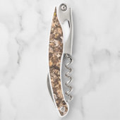 秋の茶色の葉 ソムリエナイフ (裏面)