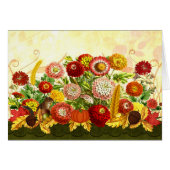 秋の菊とテーマ (正面横)