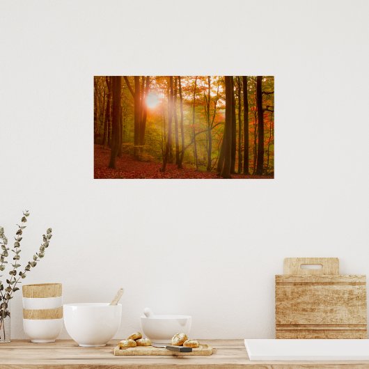 秋の華 ポスター (キッチン)