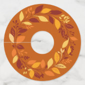 秋の華 ワイングラスタグ (正面)