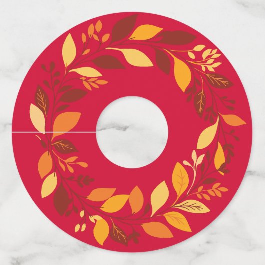 秋の華 ワイングラスタグ (裏面)