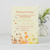 秋の落ちる葉の招待状 招待状 (スタンド正面)