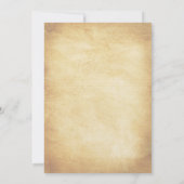 秋の落ち着いたワインバー＆ベリーの結婚式の披露宴のみ 招待状 (裏面)