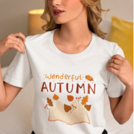 秋の落ち着いた雰囲気 Tシャツ