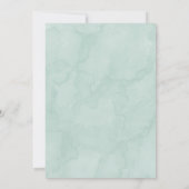 秋の落ち葉とパンプキンのSave the Date結婚式招待状 招待状 (裏面)