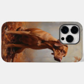 秋の落ち葉に輝くヴィズスラ Case-Mate iPhoneケース (裏面 (横))