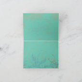 秋の落ち葉マッチング感謝カード サンキューカード (内部)