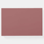 秋の落ち葉 パンプキン 秋のブライダルシャワー ゲストブック (裏面)