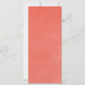 秋の落ち葉 感謝祭メニュー 招待状 (裏面)