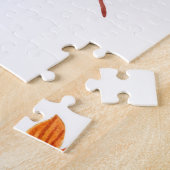 秋の落ち葉 水彩 手描き ジグソーパズル (側面)