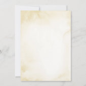 秋の葉と多肉性 |タンウォーター色 招待状 (裏面)