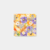 秋の葉と蝶々 ポストイット (正面)