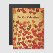 秋の葉のハート – バレンタイン (正面/裏面)