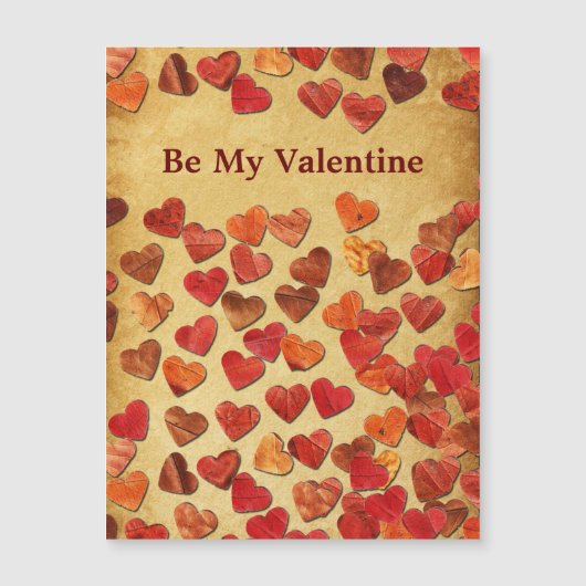 秋の葉のハート – バレンタイン (正面)