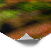 秋の葉のファインアート – インスピレーション付きギフト ポスター (角)