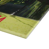 秋の葉のボストン カッティングボード (角)