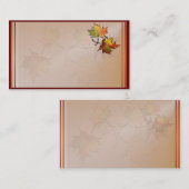 秋の葉の名刺 名刺 (正面/裏面)