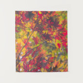 秋の葉の木の自然小 タペストリー (正面)