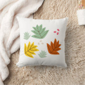 秋の葉の秋おもしろい クッション (ブランケット)