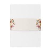 秋の葉の秋の色アイボリー 招待状ベリーバンド (裏面例)