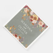 秋の葉の秋の色セージグリーン結婚ズ (コーナー)