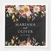 秋の葉の秋の色白黒 (正面)