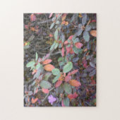 秋の葉の紅葉自然ツリー写真 ジグソーパズル (縦)