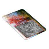 秋の葉の絵画自然の写真の追加 マグネット (右側)