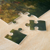 秋の葉の自然の絵画写真 ジグソーパズル (側面)