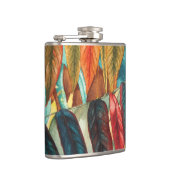 秋の葉は元の様式化された近代美術を着色します フラスク (右)