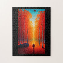 秋の葉エイリアン球オレンジ色の黄金葉の赤