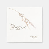 秋の葉カスタムの賛美カクテル スタンダードカクテルナプキン (正面)