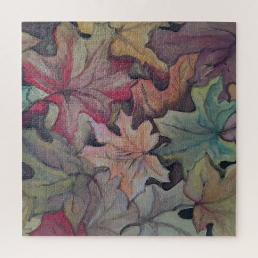 秋の葉カバー ジグソーパズル (縦)