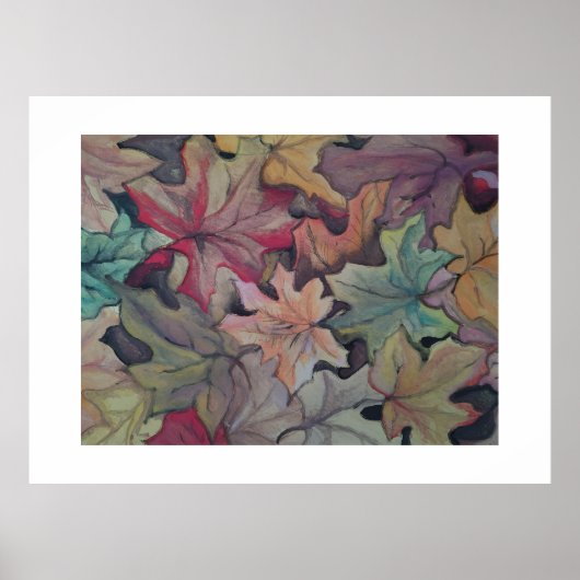 秋の葉カバー ポスター (正面)