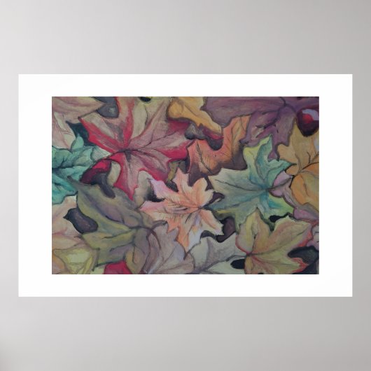秋の葉カバー ポスター (正面)