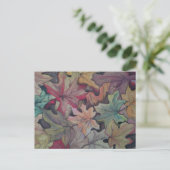 秋の葉カバー ポストカード (スタンド正面)