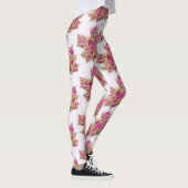 秋の葉カラフル水の色ぼほ レギンス (右)