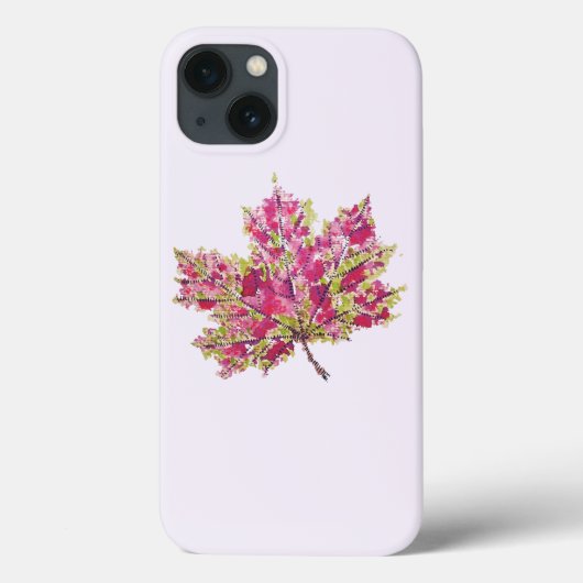 秋の葉カラフル水の色ぼほ Case-Mate iPhoneケース (裏面)
