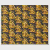 秋の葉ゴールデンイエローシダの写真 ラッピングペーパー (フラット)