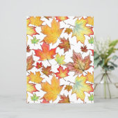 秋の葉スクラップブック紙 (スタンド正面)